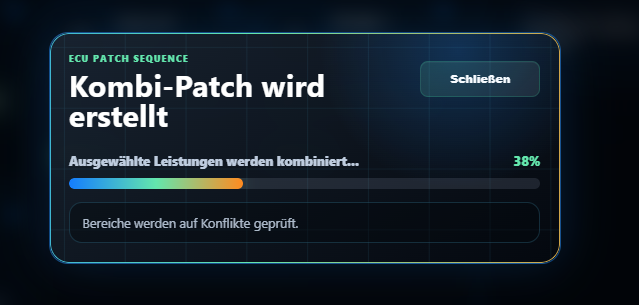 Kombi-Patch wird erstellt